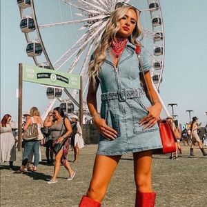 Show Me Your MuMu Denim Outlaw Dress ❤️‍🔥 New with tags. Never worn. Size Small